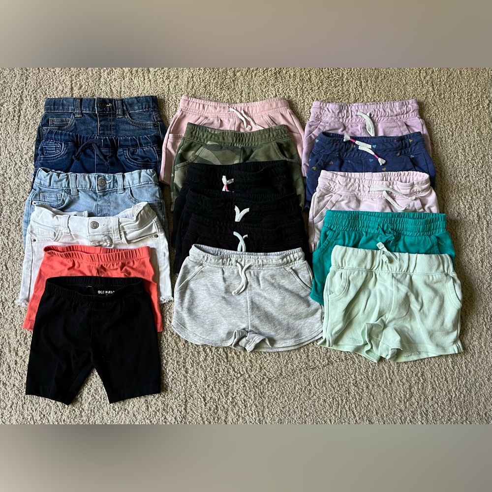 3T Toddler Girl Shorts Lot